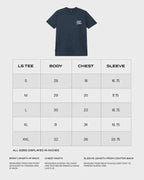 SCRIPT PETROL BLUE SHORT SLEEVE TEE - Speedxcrafts