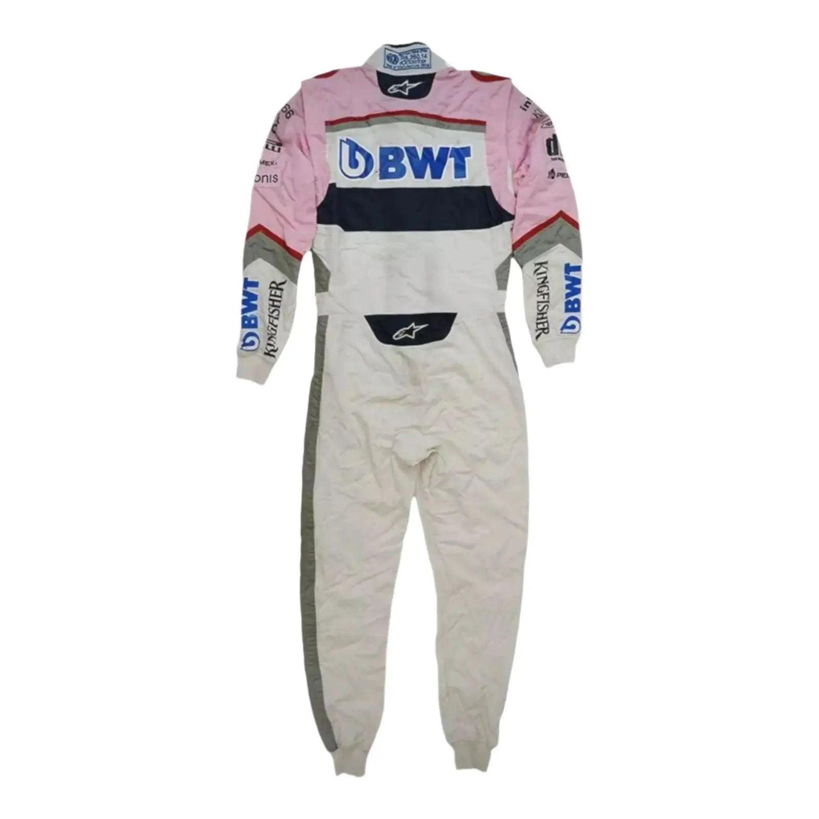 SERGIO PEREZ 2018 RACE SUIT SAHARA FORCE INDIA F1 TEAM - Speedxcrafts