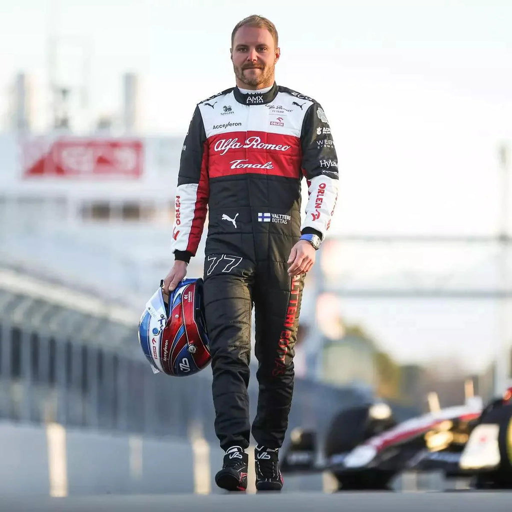 Sauber Alfa Romeo Valtteri Bottas 2022 F1 Boots - Team ORLEN - Speedxcrafts