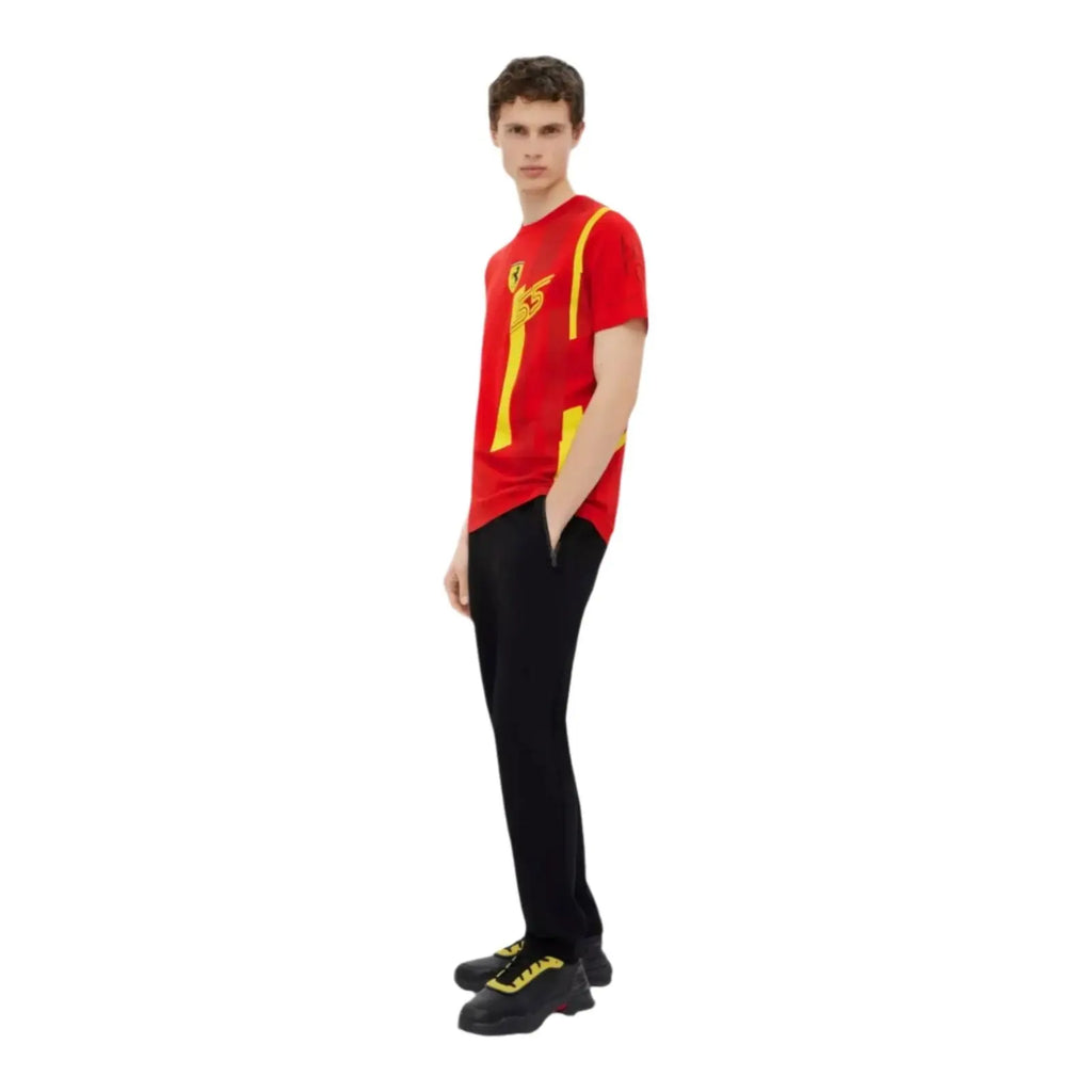 Scuderia Ferrari Carlos Sainz Replica T-Shirt - Barcelona Edition - Speedxcrafts