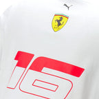 Scuderia Ferrari Team Charles Leclerc T-shirt - Monaco Special Edition - Speedx Crafts