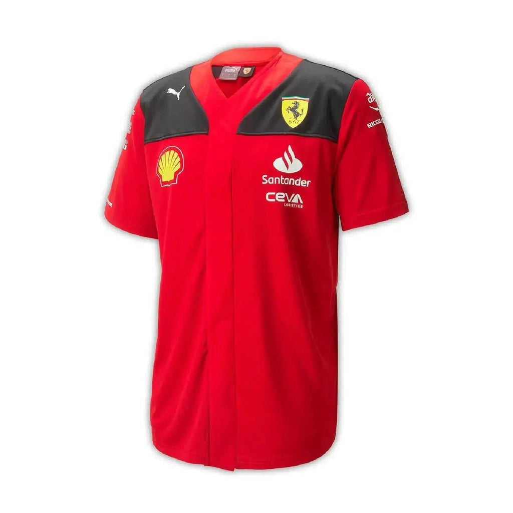 Scuderia Ferrari 2023 Miami Team Baseball Shirt - Speedxcrafts