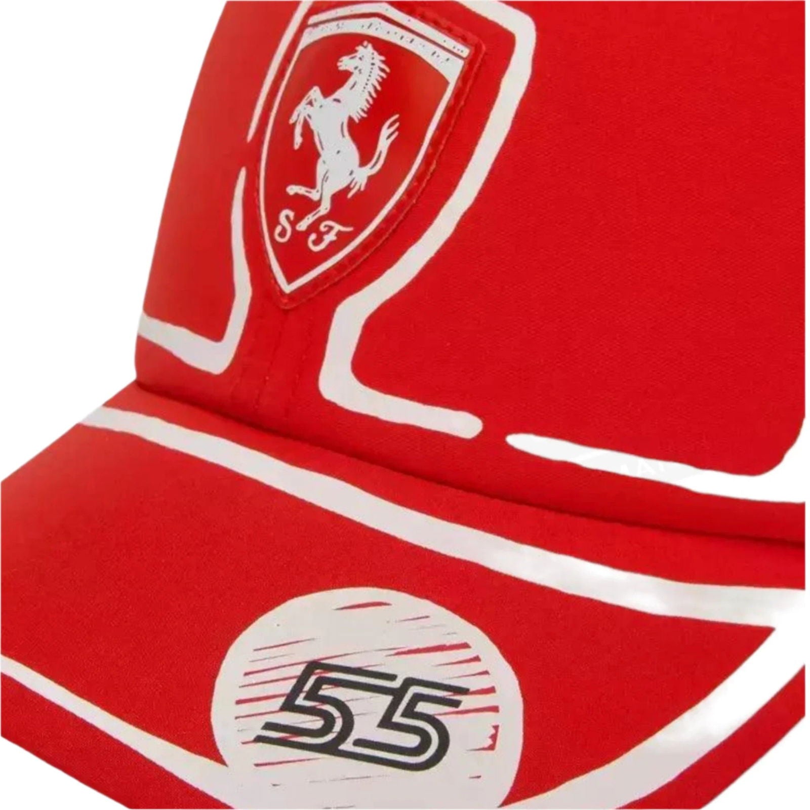 Scuderia Ferrari Carlos Sainz Puma baseball hat - Joshua Vides - Speedxcrafts