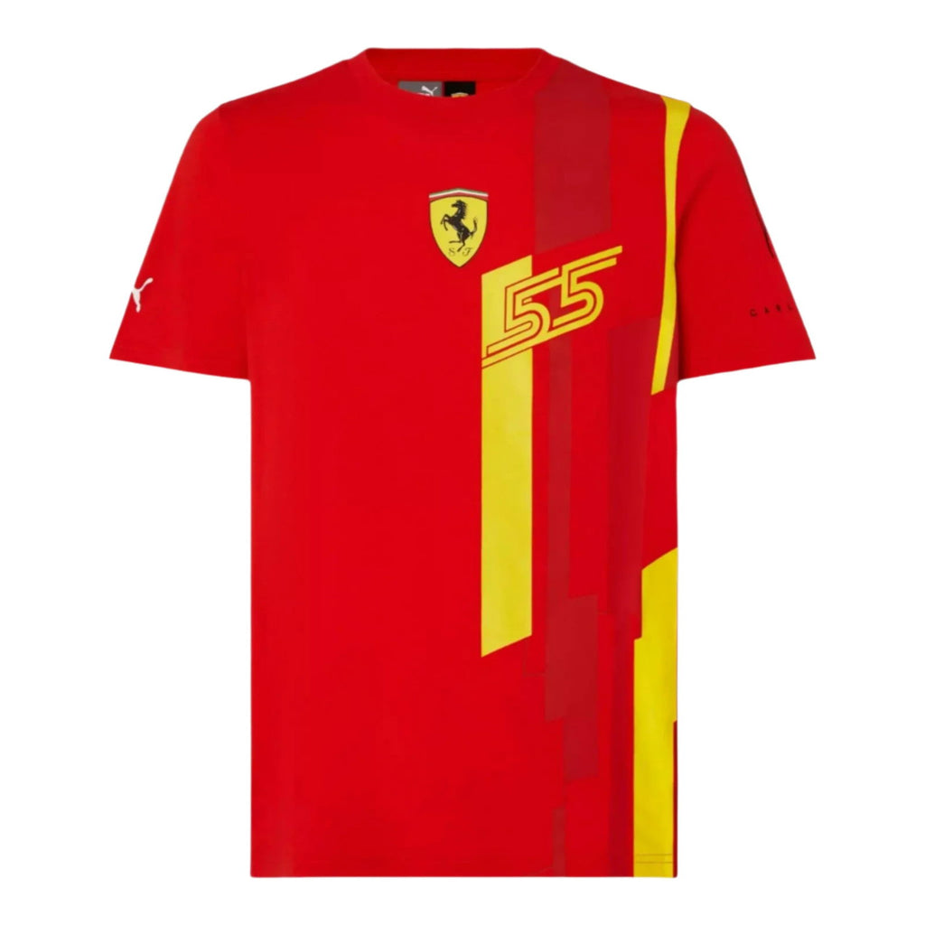 Scuderia Ferrari Carlos Sainz Replica T-Shirt - Barcelona Edition - Speedxcrafts