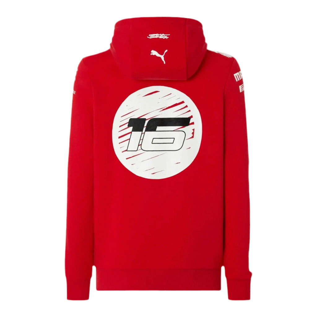 Scuderia Ferrari Charles Leclerc Puma hooded sweatshirt - Joshua Vides - Speedx Crafts