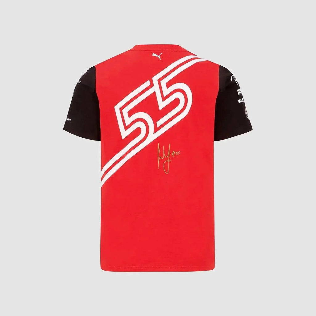 Scuderia Ferrari F1 Carlos Sainz Spanish GP T-shirt - Speedxcrafts