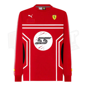 Scuderia Ferrari Puma Corlos Sainz jersey - Joshua Vides - Speedxcrafts
