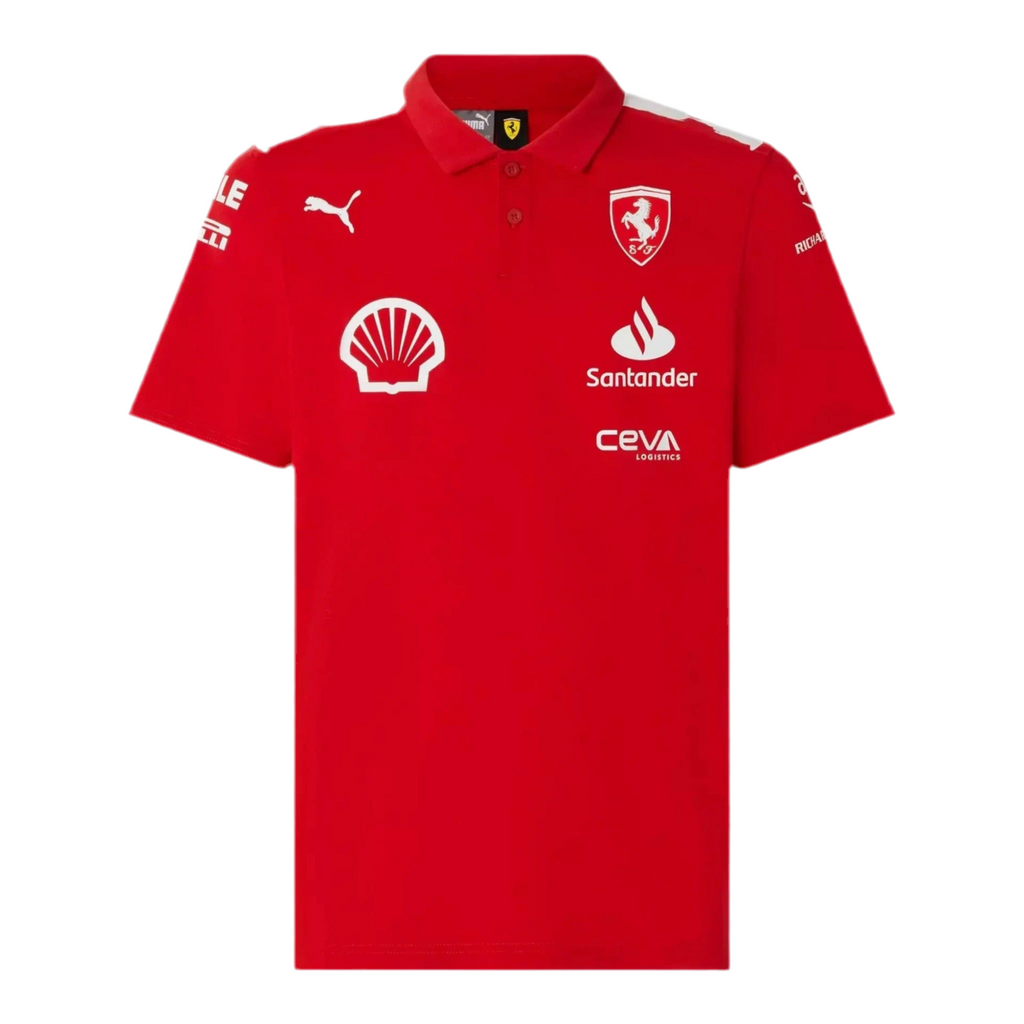 Scuderia Ferrari Puma Team Polo Shirt - Joshua Vides Design - Speedxcrafts
