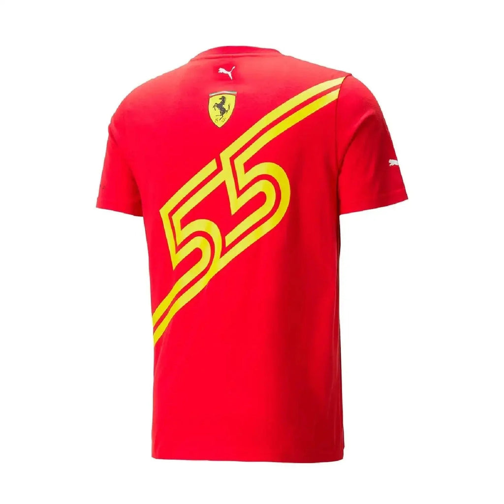 Scuderia Ferrari Sainz 2023 Spanish GP T-Shirt - Speedxcrafts