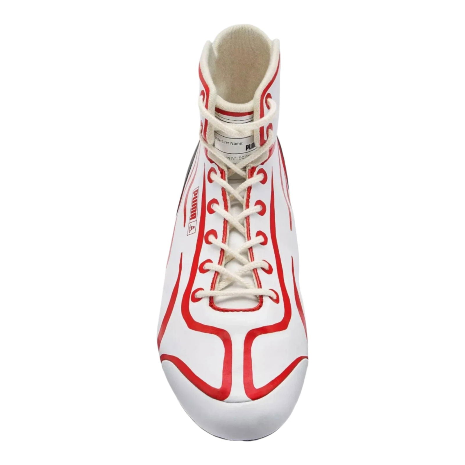 Scuderia Ferrari Speedcat Pro Trainers Boots - Joshua Vides Edition | Official F1 Merchandise - Speedxcrafts