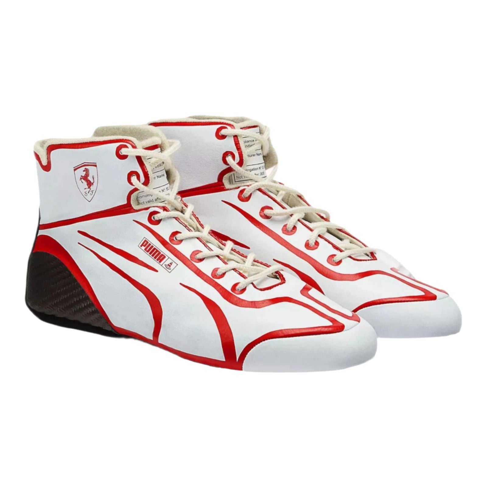 Scuderia Ferrari Speedcat Pro Trainers Boots - Joshua Vides Edition | Official F1 Merchandise - Speedxcrafts