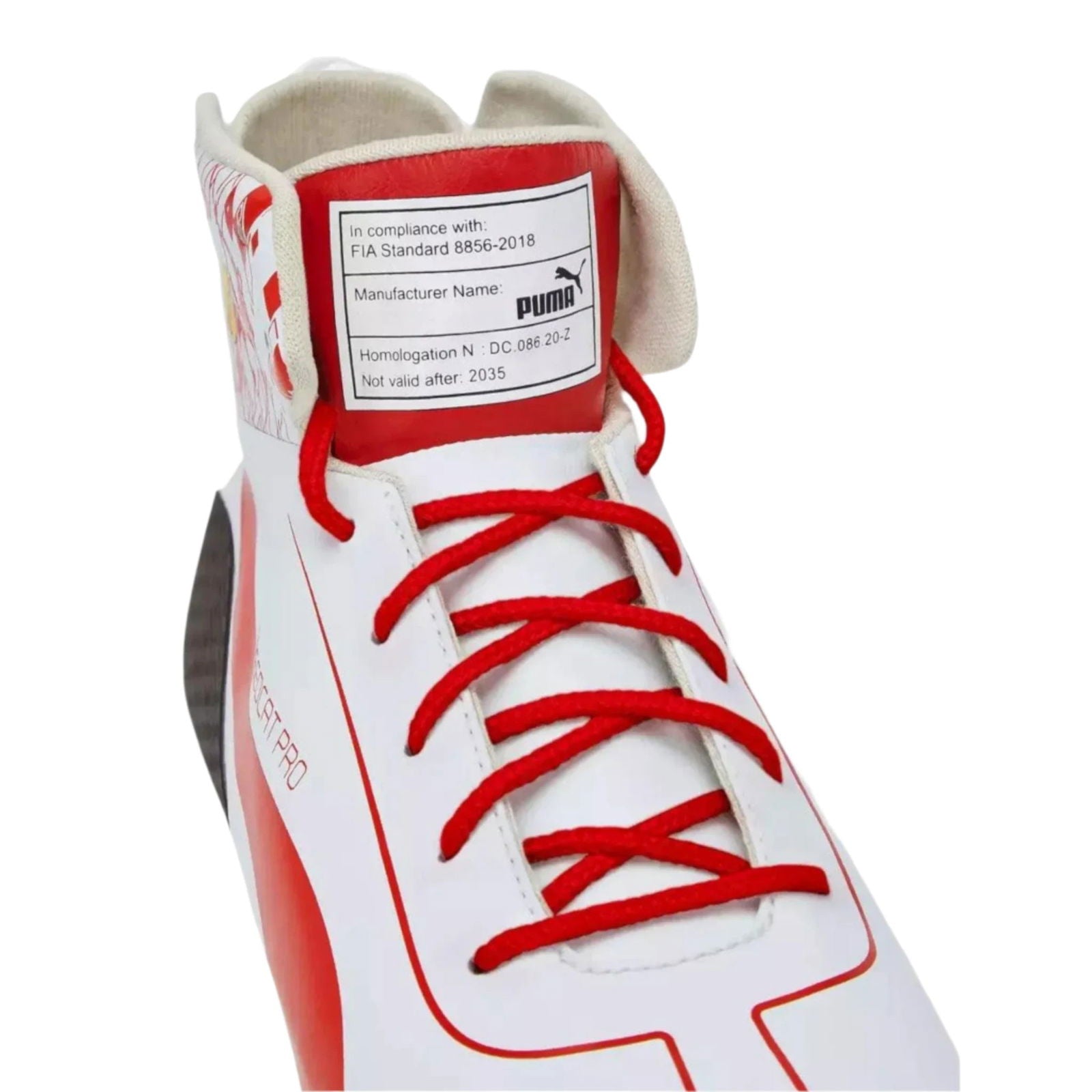 Scuderia Ferrari Speedcat Pro Trainers Boots - Joshua Vides Edition | Official F1 Merchandise - Speedxcrafts