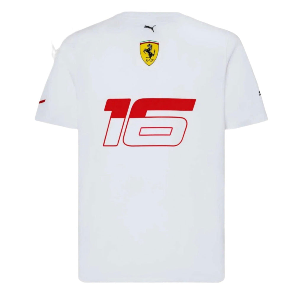 Scuderia Ferrari Team Charles Leclerc T-shirt - Monaco Special Edition - Speedx Crafts