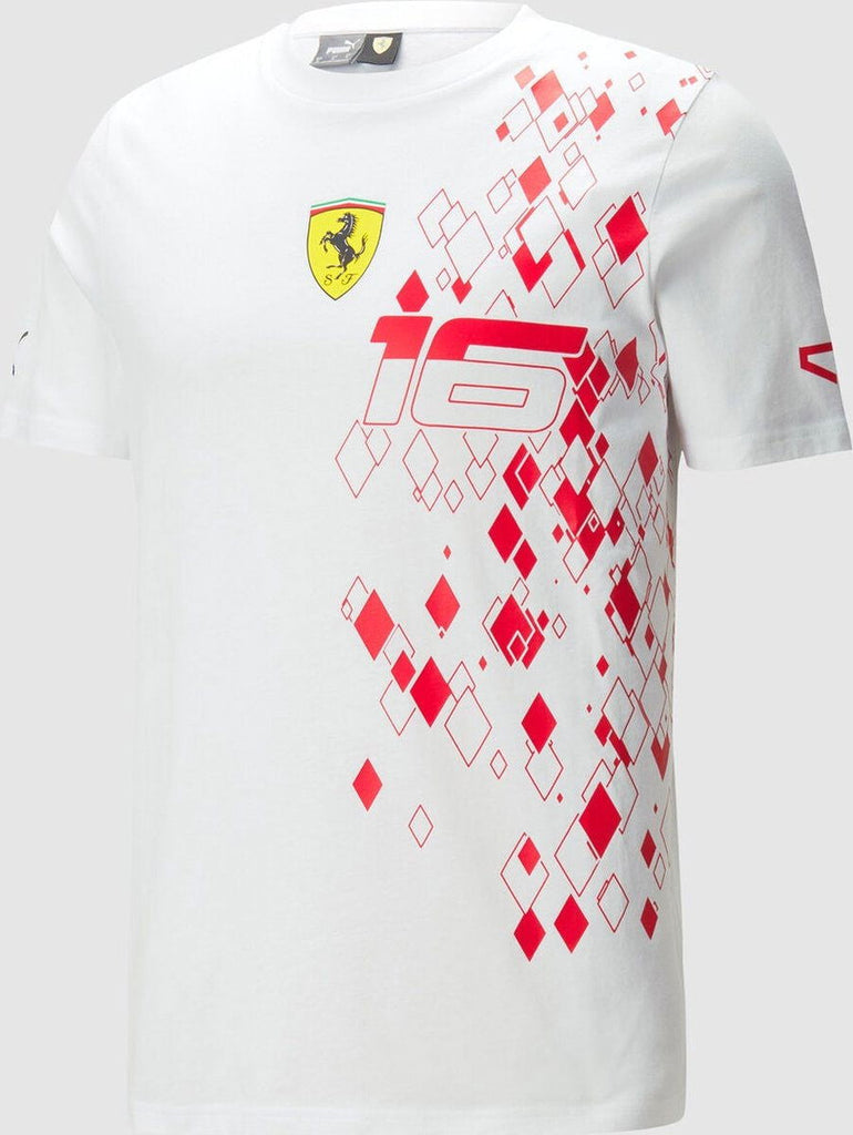 Scuderia Ferrari Team Charles Leclerc T-shirt - Monaco Special Edition - Speedx Crafts