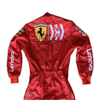 Sebastian Vettel Ferrari Mission Winnow F1 Embroidered Racing Suit - Speedxcrafts