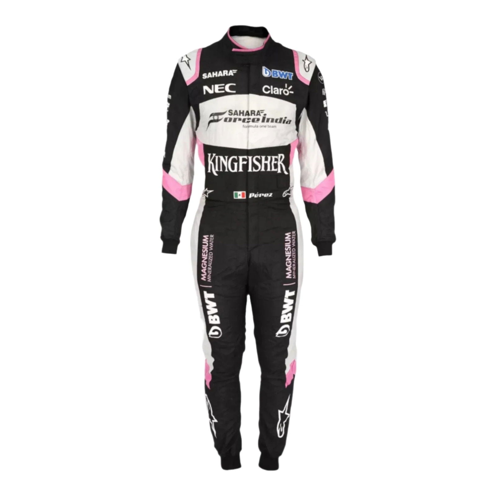 Sergio Pérez 2017 Sahara Force India F1 Team Race Suit - Speedxcrafts