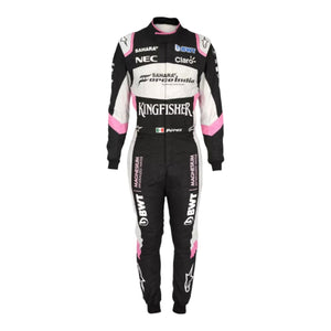 Sergio Pérez 2017 Sahara Force India F1 Team Race Suit - Speedxcrafts