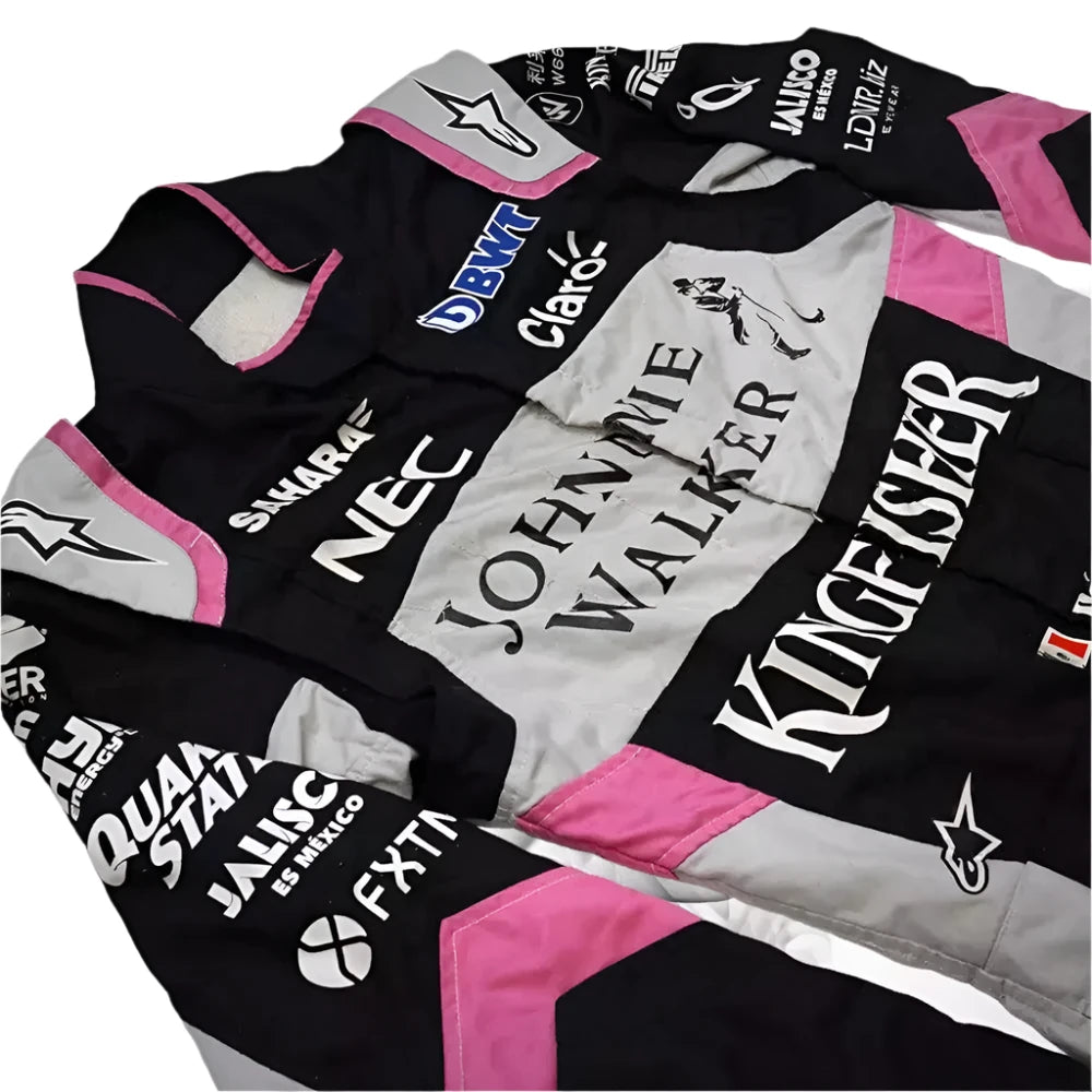 Sergio Pérez 2017 Sahara Force India F1 Team Race Suit - Speedxcrafts