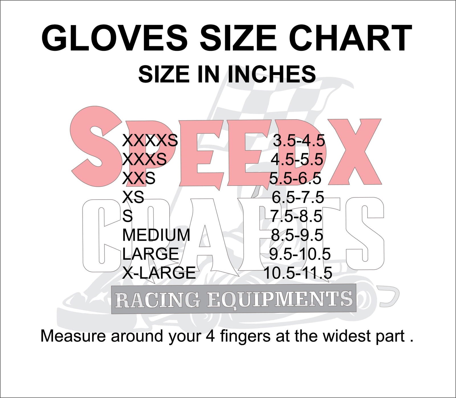 Shred Ski Race Protective Glove - Speedxcrafts