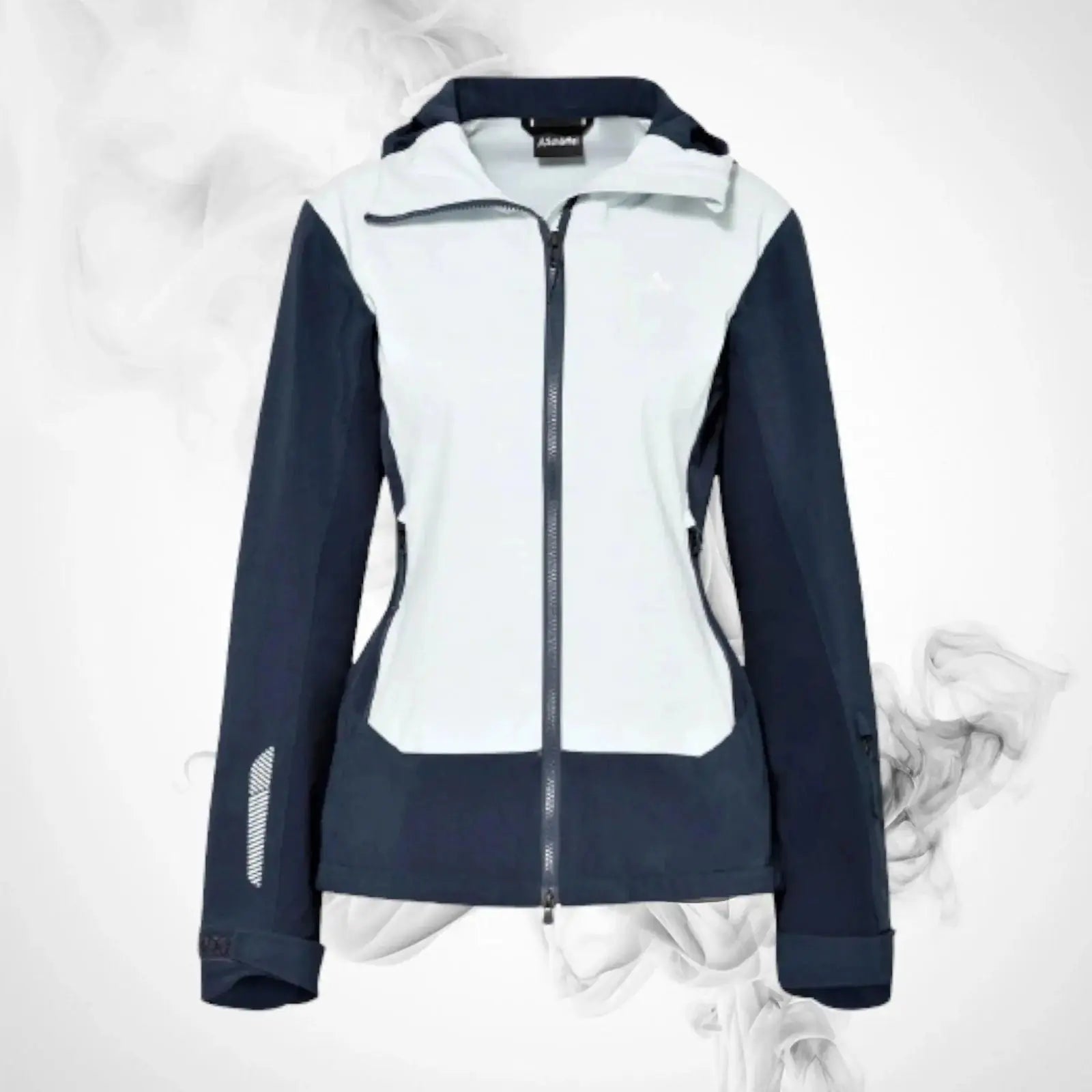 Ski Hoodie SCHOFFEL Softshell Jacket Miara L Navy/Light Blue - 2021/22 - Speedxcrafts