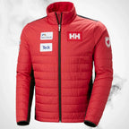Ski Insulation Jacket Helly Hansen World Cup Insulator Jacket Red - 2023/24 - Speedxcrafts