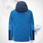 Ski Jacket Ziener Trivor Lady Padded Blue Foggy Print Dark Navy - 2023/24 - Speedxcrafts