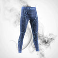 Ski Thermal underwear X-bionic Merino Pants Men Dark Ocean/Sky Blue- 2023/24 - Speedxcrafts