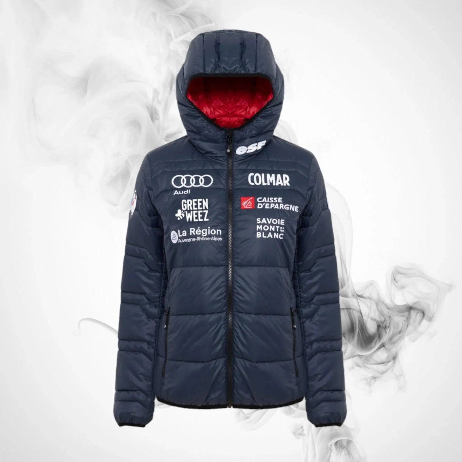 Ski Down jacket COLMAR French National Team Quilted Jacket Aspen Midnight Woman - 2022/23 - Speedxcrafts