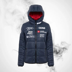 Ski Down jacket COLMAR French National Team Quilted Jacket Aspen Midnight Woman - 2022/23 - Speedxcrafts