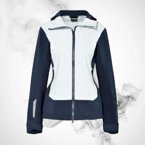 Ski Hoodie SCHOFFEL Softshell Jacket Miara L Navy/Light Blue - 2021/22 - Speedxcrafts