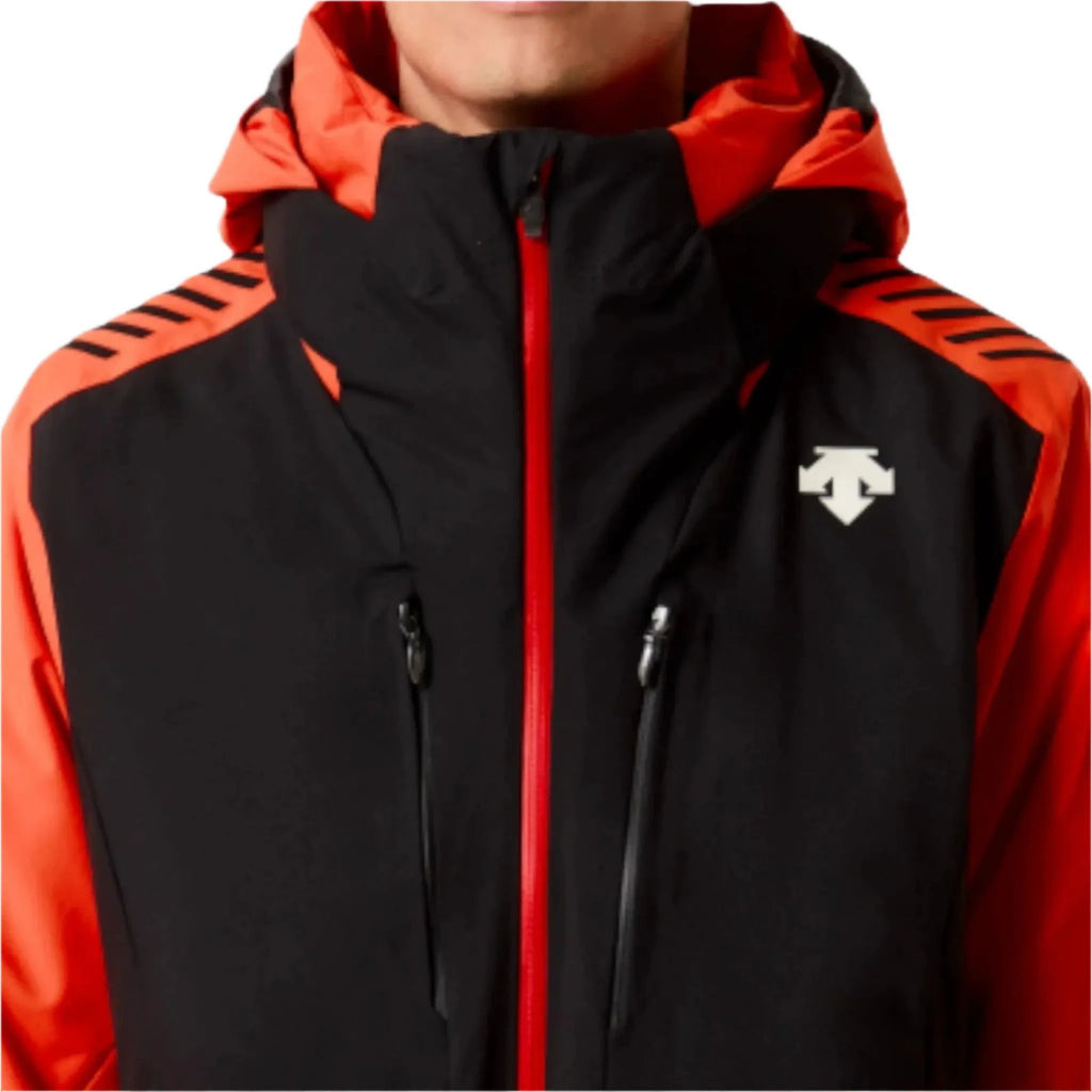 Ski Jacket Descente Nigel Orange/Black- 2023/24 - Speedxcrafts