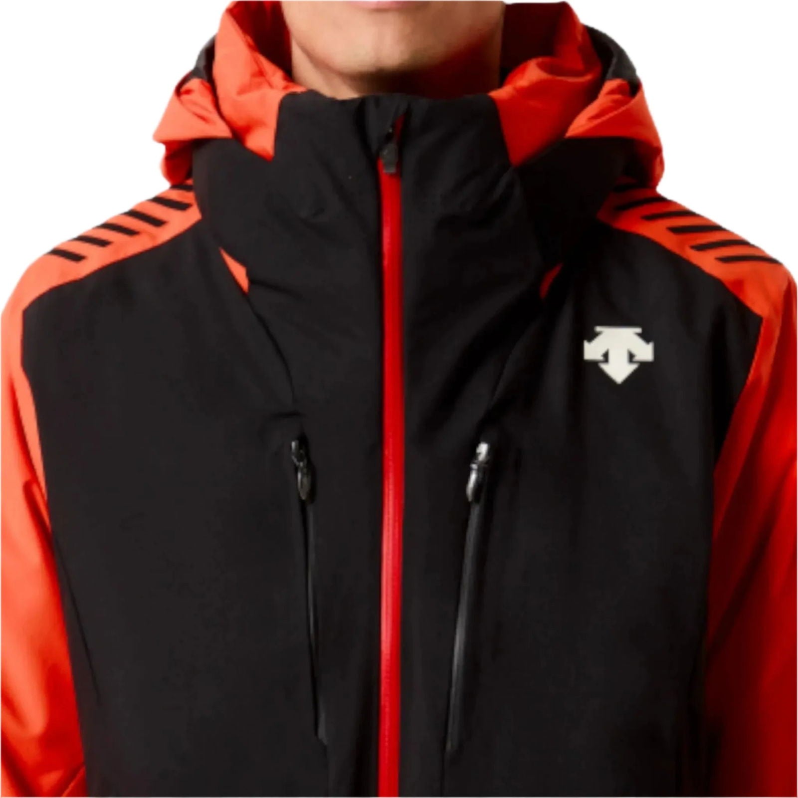 Ski Jacket Descente Nigel Orange/Black- 2023/24 - Speedxcrafts