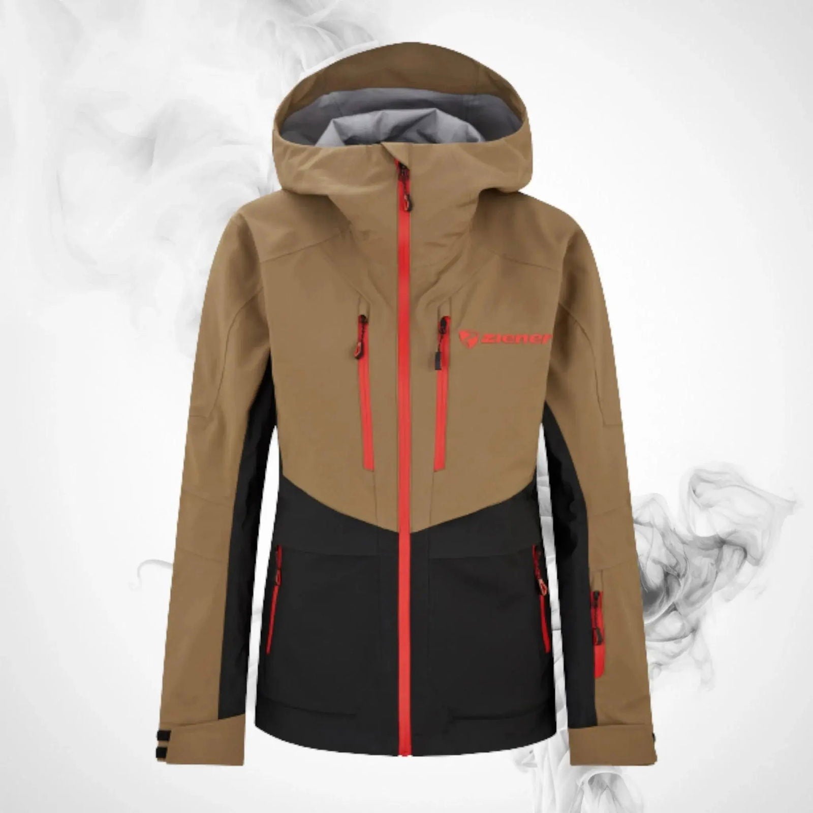 Ski Jacket Ziener Trivor Lady Padded Walnut Red - 2023/24 - Speedxcrafts