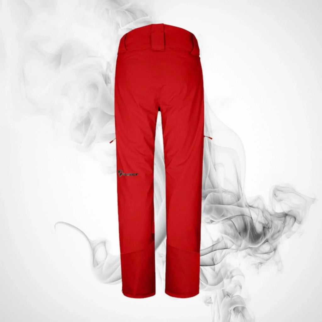 Ski Man ZIENER Temmo Full-Zip pants Red - Speedxcrafts