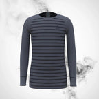 Ski Termoactive T-shirt Odlo Active Warm Eco Kids Stripes BL Top Crew Neck L/S - 2023/24 - Speedxcrafts
