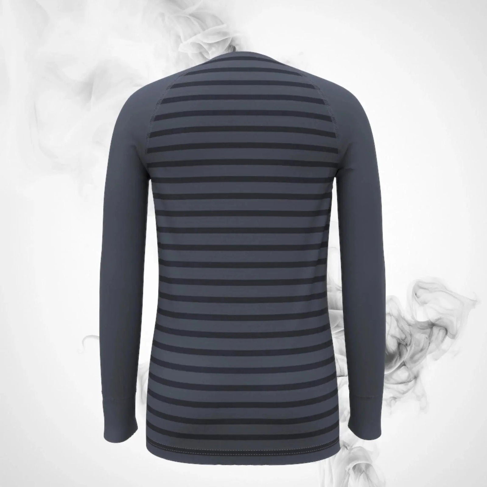 Ski Termoactive T-shirt Odlo Active Warm Eco Kids Stripes BL Top Crew Neck L/S - 2023/24 - Speedxcrafts