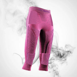 Ski Thermal underwear X-bionic Energy Accumulator 4.0 Pants 3/4 Women Magnolia Purple/Fuchsia - 2023/24 - Speedxcrafts