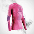 Ski Thermal underwear X-bionic Energy Accumulator 4.0 Shirt LG SL Wmn Magnolia Purple/Fuchsia - 2023/24 - Speedxcrafts