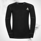 Ski Underwear shirt Odlo Active X-Warm Kids Eco BL Top Crew Neck LS Black - 2023/24 - Speedxcrafts
