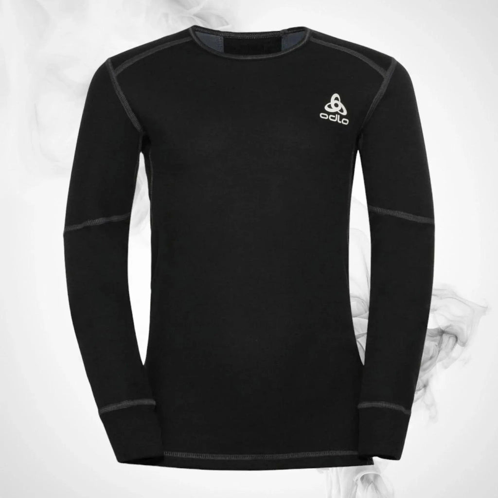 Ski Underwear shirt Odlo Active X-Warm Kids Eco BL Top Crew Neck LS Black - 2023/24 - Speedxcrafts