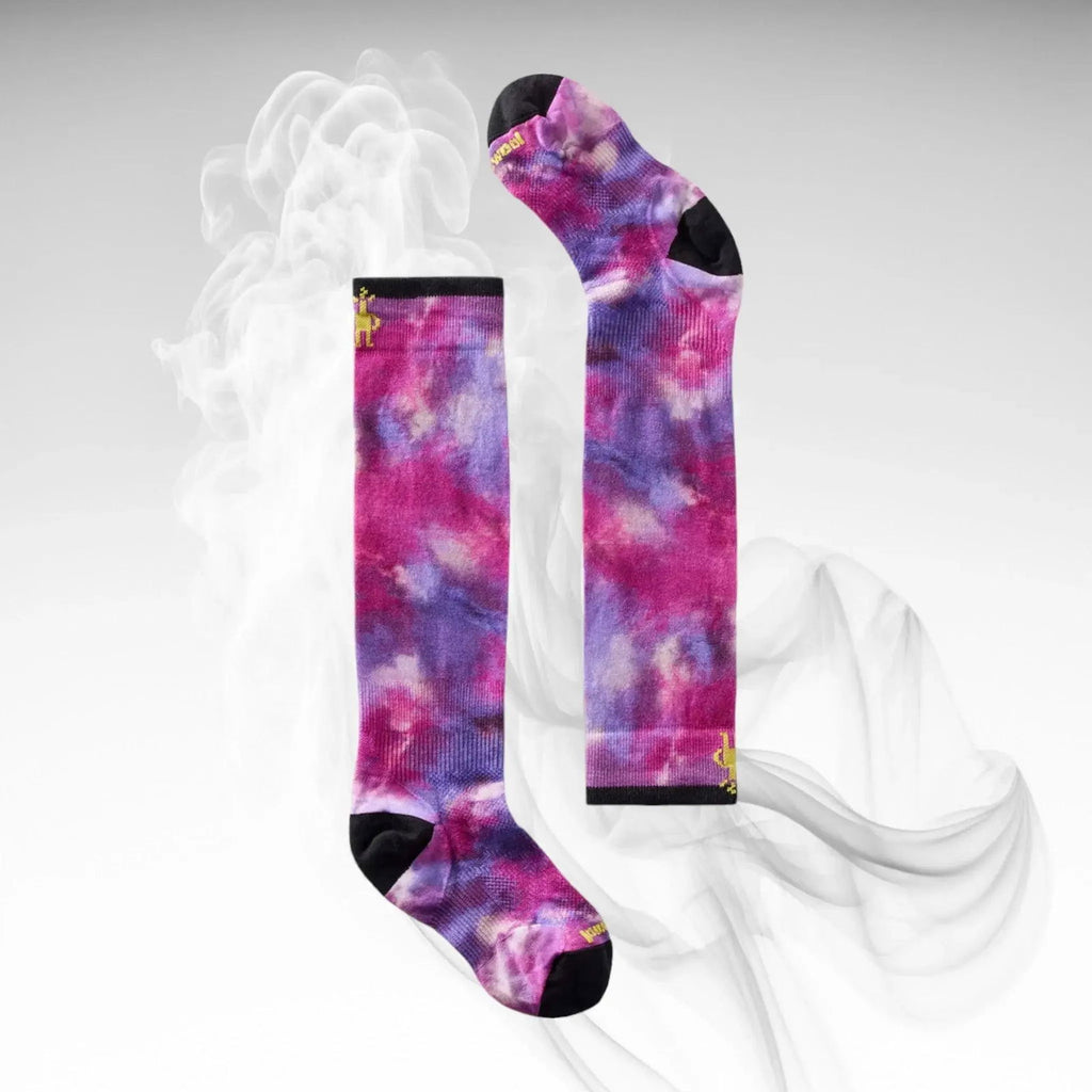 Smartwool JR Zero Cushion Tie-Dye Ski Socks - Speedxcrafts
