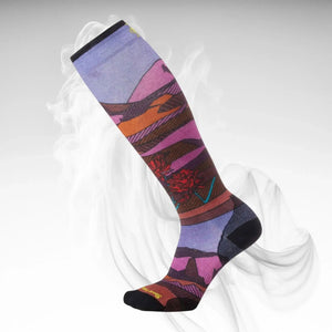 Smartwool Women's Zero Cushion Floral Field Sock - Speedxcrafts