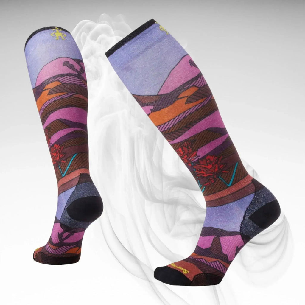 Smartwool Women's Zero Cushion Floral Field Sock - Speedxcrafts