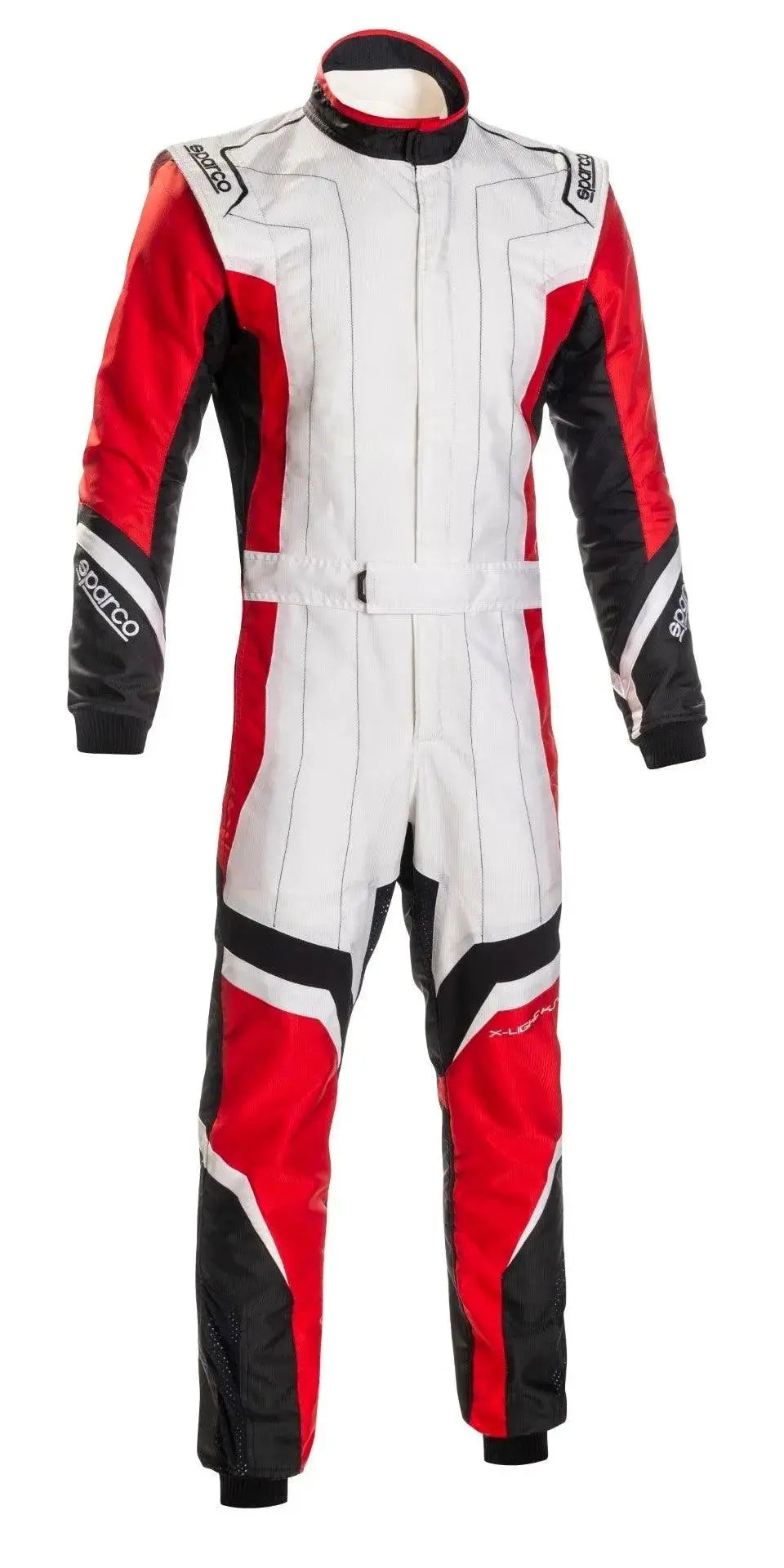 Sparco X-Light KS-7 Replica Kart Suit - Black/Grey Lightweight Racing - Speedxcrafts
