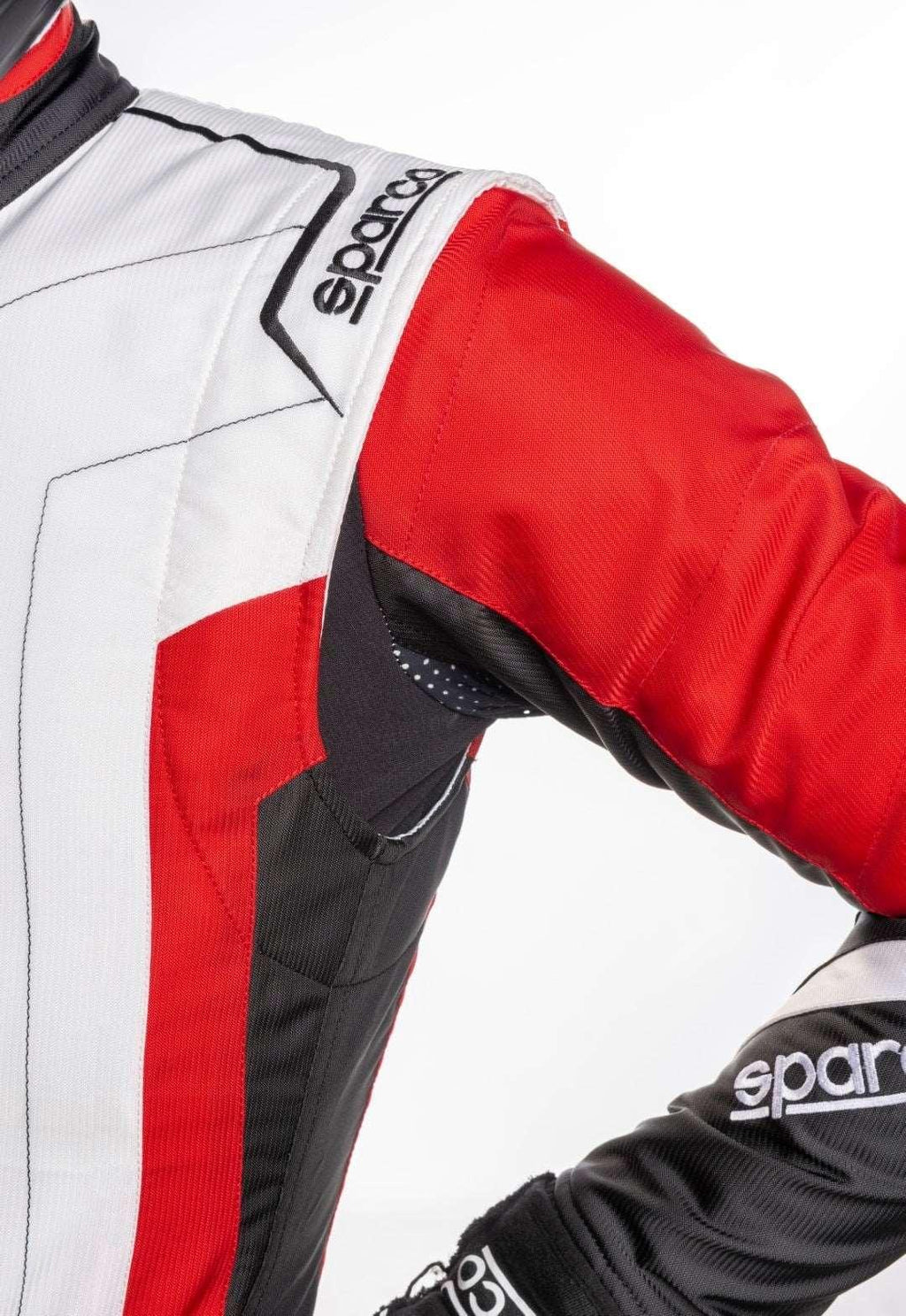 Sparco X-Light KS-7 Replica Kart Suit - Black/Grey Lightweight Racing - Speedxcrafts