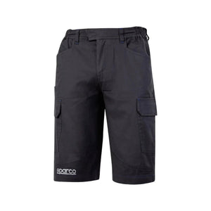 Sparco Cargo Mechanic's Bermuda Shorts - Grey | Official Teamwear - Speedxcrafts