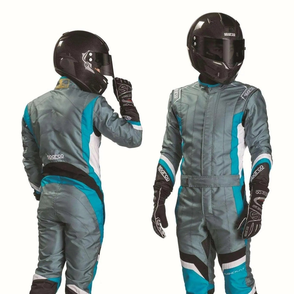 セキュリティ・セーフティ sparco Sparco X-Light KS-7 Replica Kart Suit - Black/Grey Lightweight