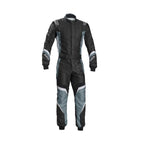 Sparco X-Light KS-7 Replica Kart Suit - Black/Grey Lightweight Racing - Speedxcrafts