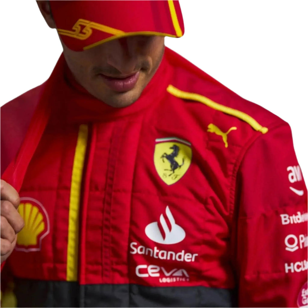 Special Ferrari Race Suit  Carlos Sainz 2023 F1 Spain GP - Speedxcrafts