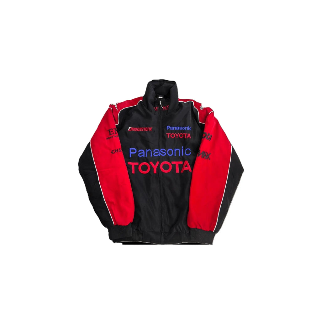 Toyota F1 Vintage Racing Jacket - Red&Black Edition
